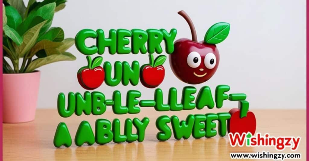 Cherry Puns and jokes